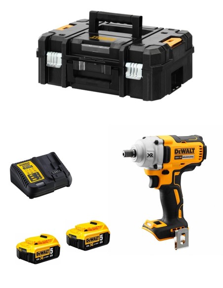 Llave de Impacto DeWALT DCF894P2T-15 (2 x 5,0 Ah + DCB115 + TSTAK II)