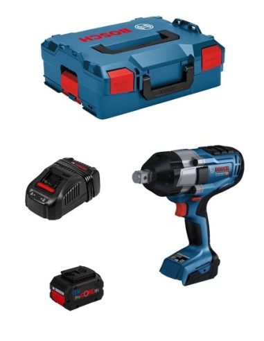 Llave de Impacto BOSCH GDS 18V-1050 H (1 x 8,0 Ah ProCORE + GAL1880CV + L-Boxx 136)