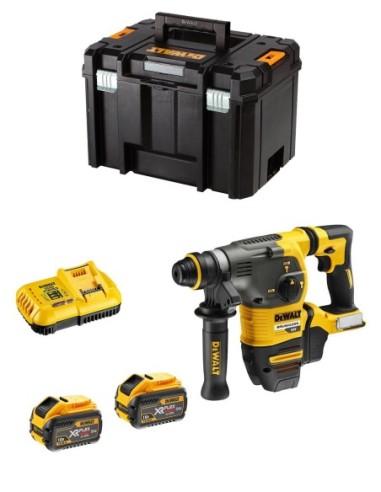 Martillo Perforador DeWALT DCH333Y2 FlexVolt (2 x 54V/18V 12,0 Ah + DCB118 + TSTAK VI)