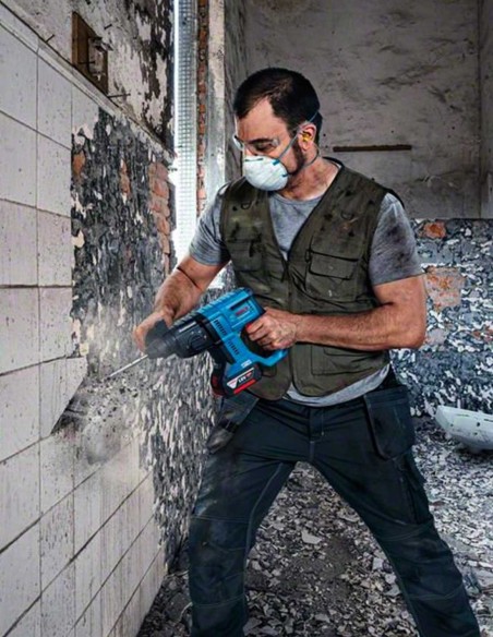 Martillo Perforador BOSCH GBH 18V-21 (2 x 4,0 Ah + GAL18V-40 + L-Boxx 136)