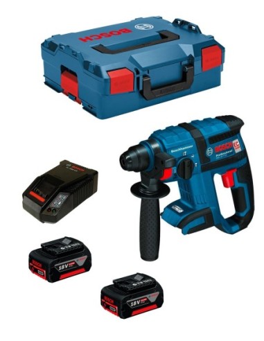 Martillo Perforador BOSCH GBH 18 V-EC (2 x 4,0 Ah + AL1860CV + L-Boxx 136)