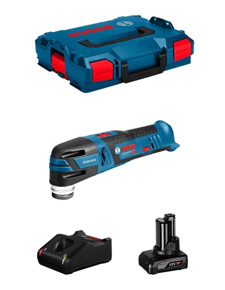 Multi-Herramienta BOSCH GOP 12V-28 (1 x 6,0 Ah + GAL12V-40 + L-Boxx 102)