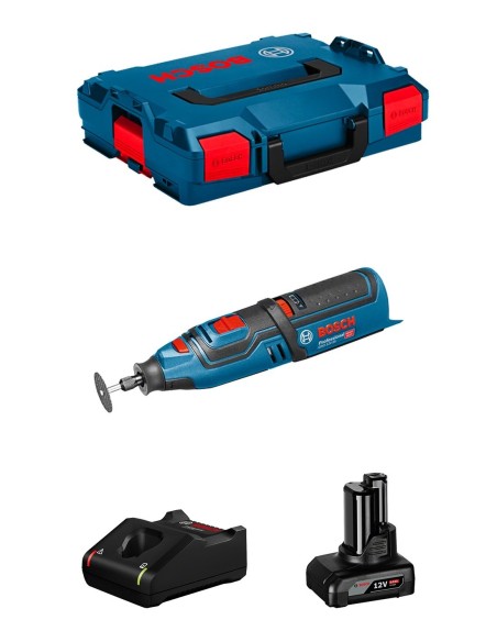 Multi-Herramienta BOSCH GRO 12V-35 (1 x 6,0 Ah + GAL12V-40 + L-Boxx 102)