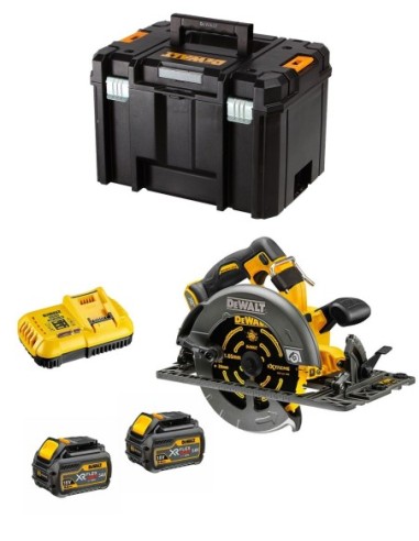 Sierra Circular DeWALT DCS579T2 FlexVolt (2 x 54V/18V 6,0 Ah + DCB118 + TSTAK VI)