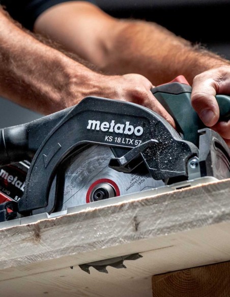 Sierra Circular METABO KS 18 LTX 57 (Cuerpo Solo + MetaLoc)