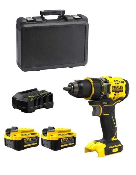 Taladro Atornillador STANLEY FatMax SFMCD720M2K (2 x 4,0 Ah + Cargador + Maletín)