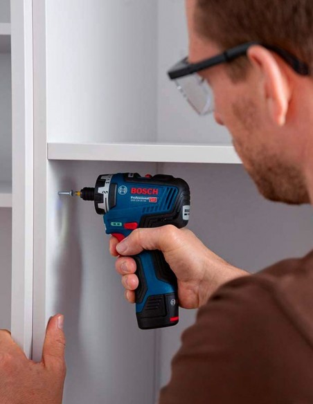 Taladro Atornillador BOSCH GSR 12V-35 HX (1 x 3,0 Ah + GAL12V-40 + L-Boxx 102)