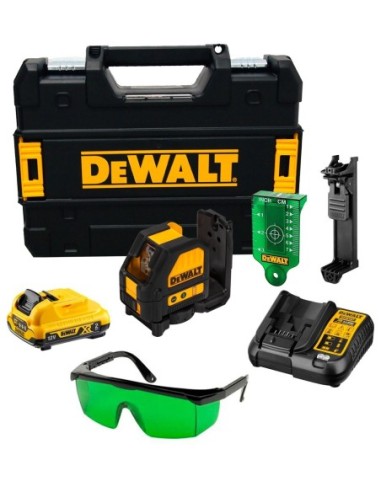 Láser Autonivelante DeWALT DCE088D1G (1 x 2,0 Ah + DCB107 + TSTAK II)