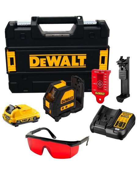 Láser Autonivelante DeWALT DCE088D1R (1 x 2,0 Ah + DCB107 + TSTAK II)
