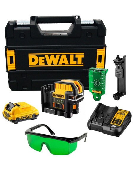 Láser Autonivelante DeWALT DCE0825D1G (1 x 2,0 Ah + DCB107 + TSTAK II)