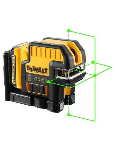 Láser Autonivelante DeWALT DCE0825D1G (1 x 2,0 Ah + DCB107 + TSTAK II)