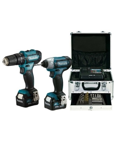 MAKITA Kit CLX228SMX1 (HP333D + TD110D + 2 x 4,0 Ah + DC10SB + Maletín + Accesorios)