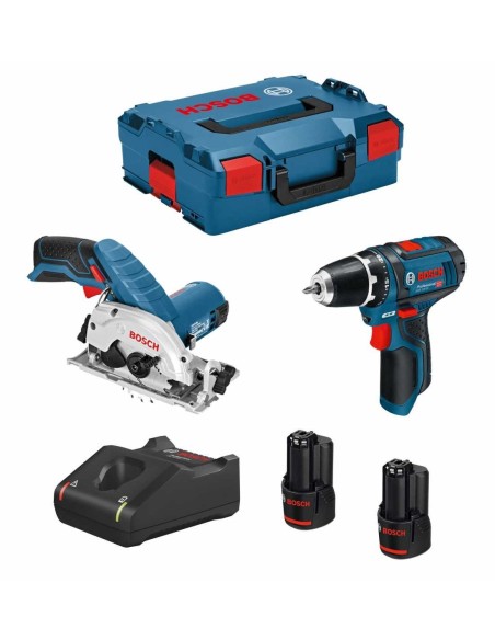 BOSCH Kit 12V B12GSRGKS2bat3a-40 (GSR 12V-15 + GKS 12V-26 + 2 x 3,0 Ah + GAL12V-40 + L-Boxx 136)