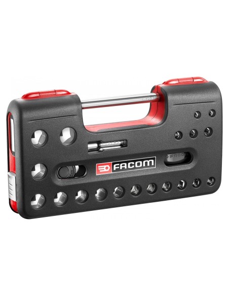 Set de llaves de vasos 1/2" FACOM S.360DBOX4PB - 22 piezas
