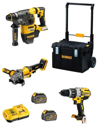 DeWALT Kit FVK381TST2HD-QW 54V/18V (DCH333 + DCD996 + DCG414 + 2 x 6,0 Ah + DCB118 + DS450 DWST1-75668)