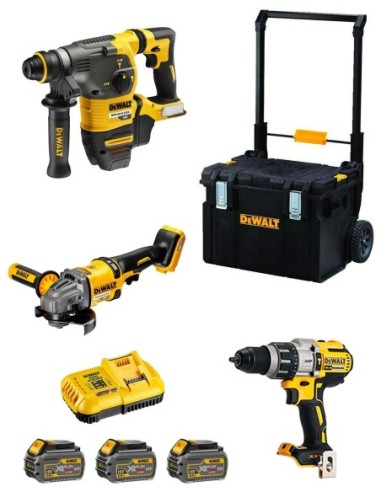 DeWALT Kit FVK381TST3HD-QW 54V/18V (DCH333 + DCD996 + DCG414 + 3 x 6,0 Ah + DCB118 + DS450 DWST1-75668)