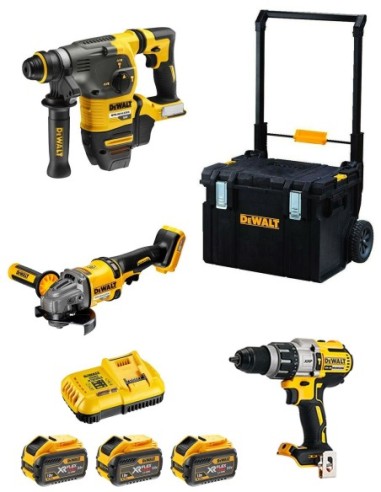 DeWALT Kit FVK381TSX3HD-QW 54V/18V (DCH333 + DCD996 + DCG414 + 3 x 9,0 Ah + DCB118 + DS450 DWST1-75668)