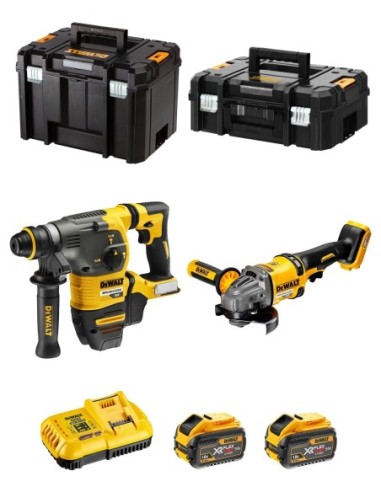 DeWALT Kit FVK271X2-QW 54V/18V (DCH333 + DCG414 + 2 x 9,0 Ah + DCB118 + TSTAK II + TSTAK VI)