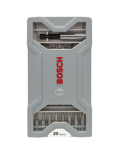 Set de Puntas de atornillar BOSCH EXTRA HARD MINI-X-LINE - 25 piezas (2 607 017 037)