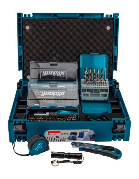 Set de accesorios MAKPAC MAKITA B-49884 (116 piezas)