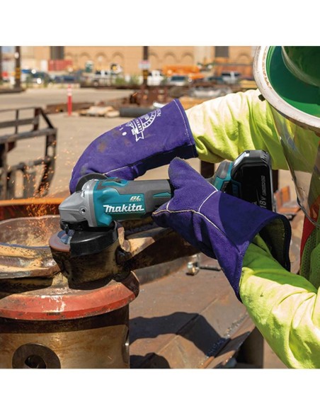 Mini-Amoladora MAKITA DGA504RTJ (2 x 5,0 Ah + DC18RC + MAKPAC 3)