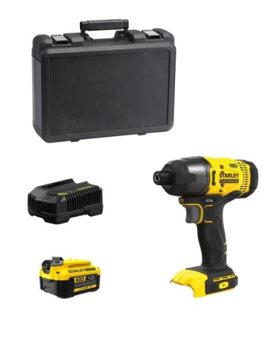 Atornillador de Impacto STANLEY FatMax SFMCF800M1K (1 x 4,0 Ah + Cargador + Maletín)