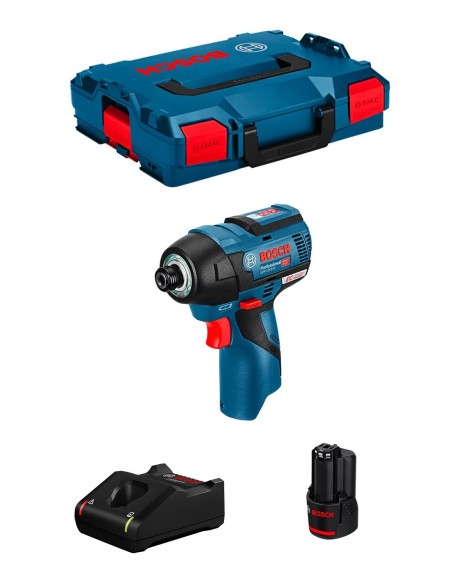 Atornillador de Impacto BOSCH GDR 12V-110 (1 x 3,0 Ah + GAL12V-40 + L-Boxx 102)