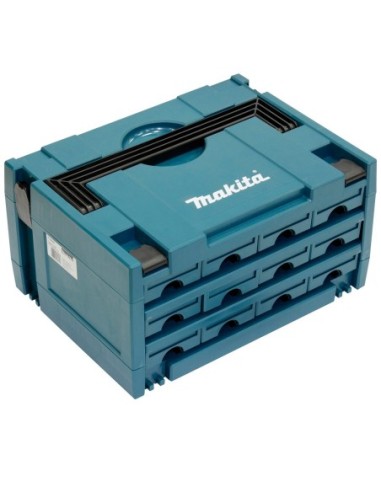 Maletín con 12 compartimentos MAKITA MAKPAC P-84327