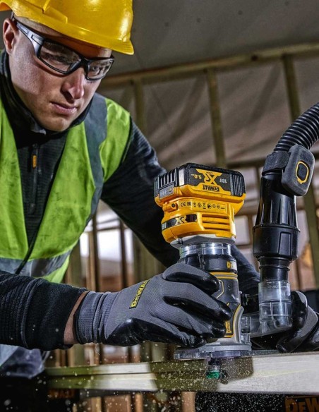 Fresadora DeWALT DCW604NT (Cuerpo solo + TSTAK VI)