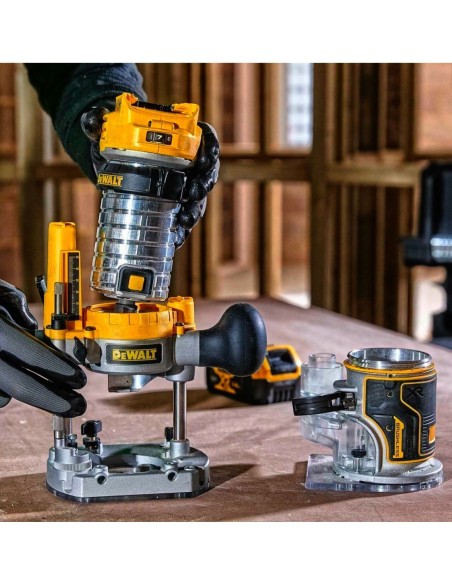 Fresadora DeWALT DCW604P2T (2 x 5,0 Ah + DCB115 + TSTAK VI)